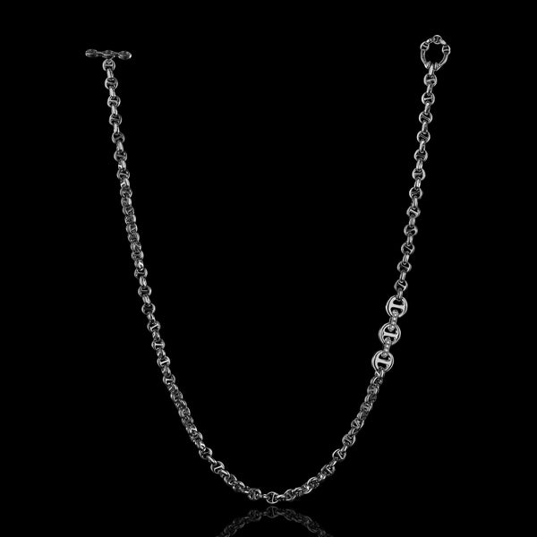 5MM OPEN-LINK™ NECKLACE WITH DIAMOND PENDANT - 18"