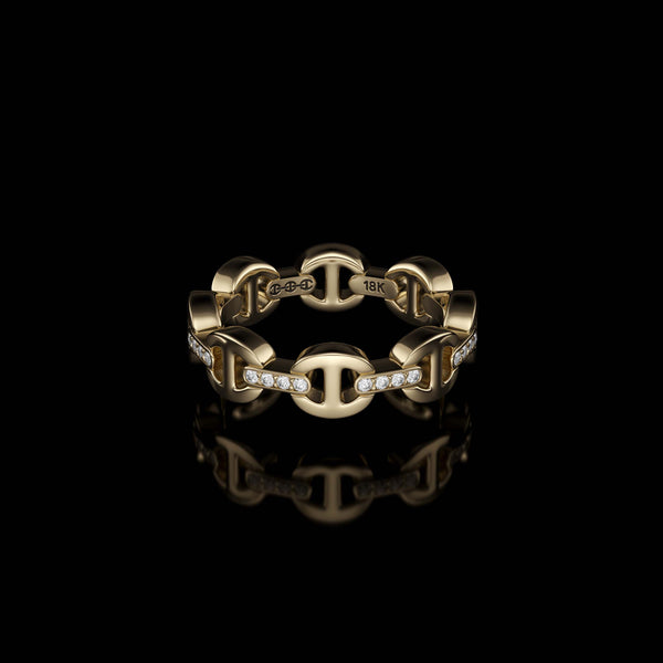 Dame Tri-Link with Diamond Bridges