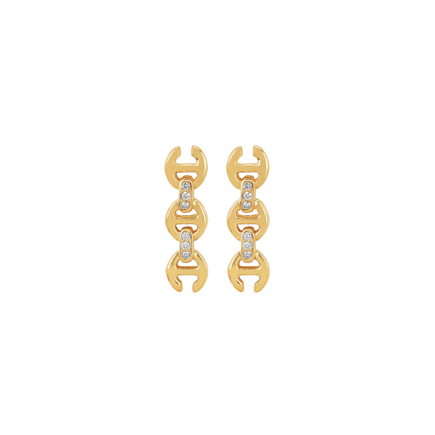 3MM TOGGLE STUDS WITH DIAMONDS