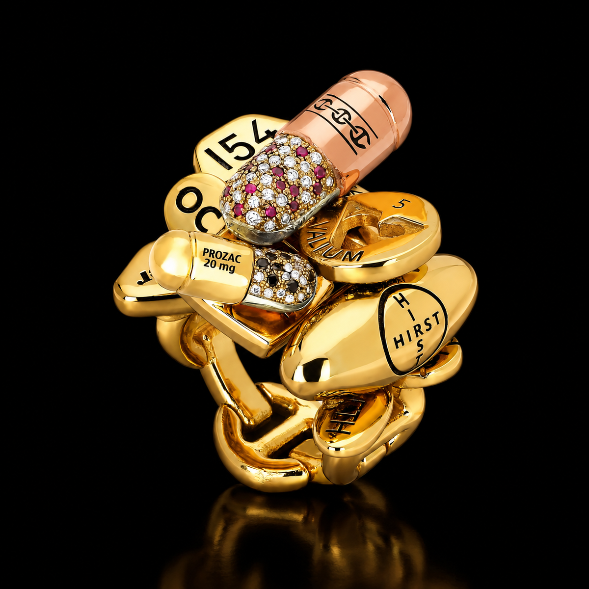 Pill Ring by Damien Hirst and HOORSENBUHS