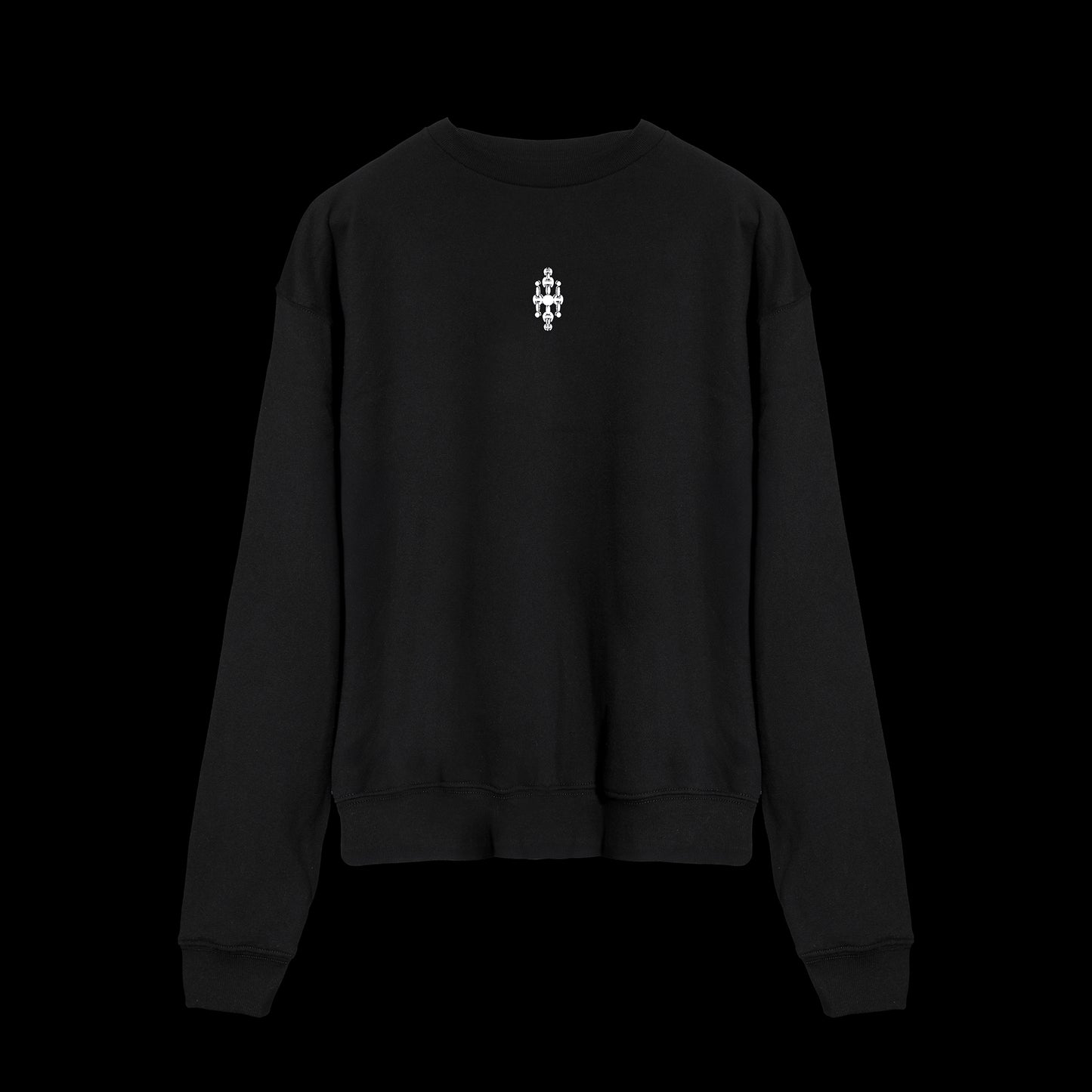 BLACK KOSMIC CREWNECK SWEATSHIRT