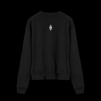 BLACK KOSMIC CREWNECK SWEATSHIRT