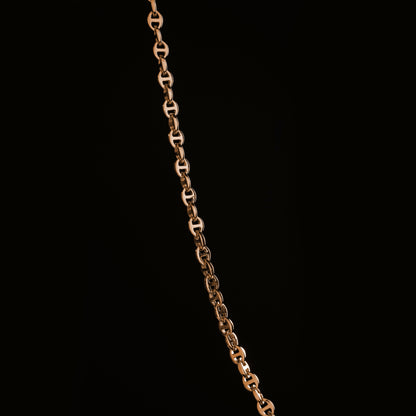 3MM OPEN-LINK™ NECKLACE WITH DIAMOND PENDANT - 16"