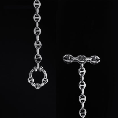 3MM OPEN-LINK™ NECKLACE WITH DIAMOND PENDANT - 26"