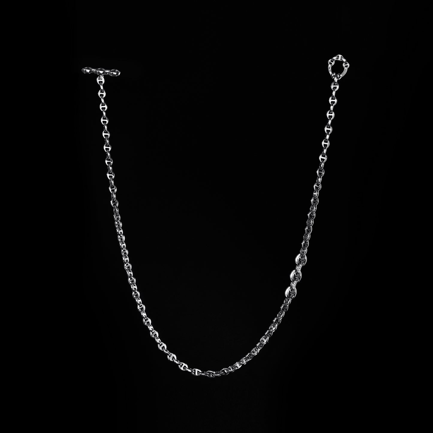 3MM OPEN-LINK™ NECKLACE WITH DIAMOND PENDANT - 16"