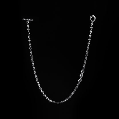 3MM OPEN-LINK™ NECKLACE WITH DIAMOND PENDANT - 16"