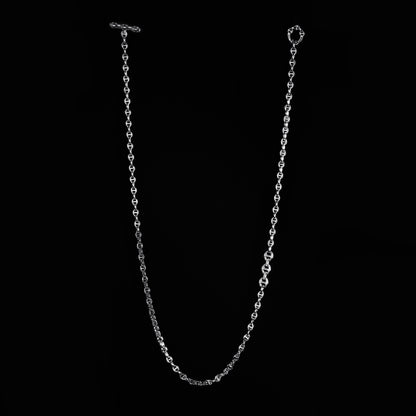 3MM OPEN-LINK™ NECKLACE WITH DIAMOND PENDANT - 26"