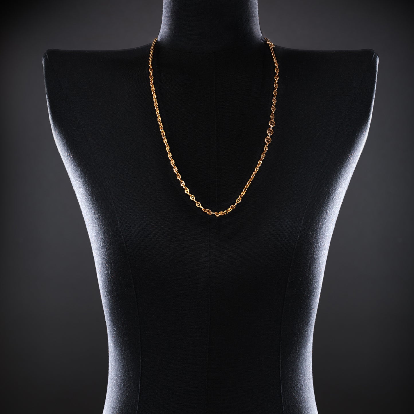 3MM OPEN-LINK™ NECKLACE WITH DIAMOND PENDANT - 30"