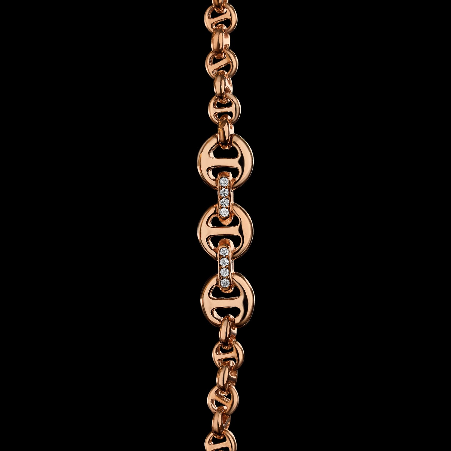 5MM OPEN-LINK™ NECKLACE WITH DIAMOND PENDANT - 42"