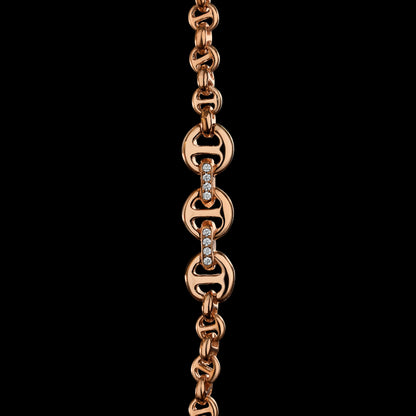 5MM OPEN-LINK™ NECKLACE WITH DIAMOND PENDANT - 42"