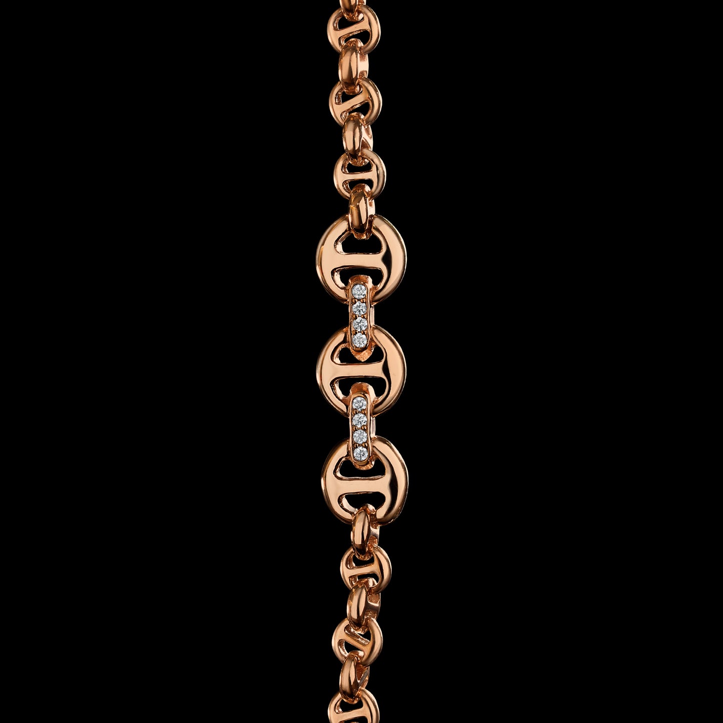 5MM OPEN-LINK™ NECKLACE WITH DIAMOND PENDANT - 22"