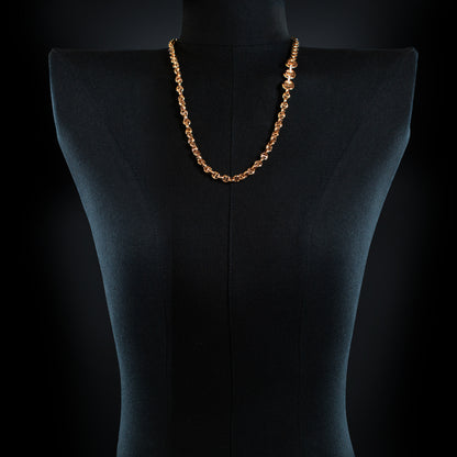 5MM OPEN-LINK™ NECKLACE WITH DIAMOND PENDANT - 26"