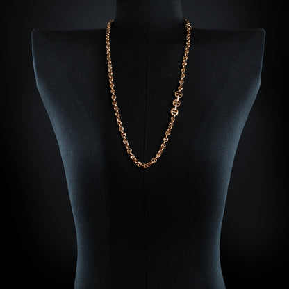 5MM OPEN-LINK™ NECKLACE WITH DIAMOND PENDANT - 30"