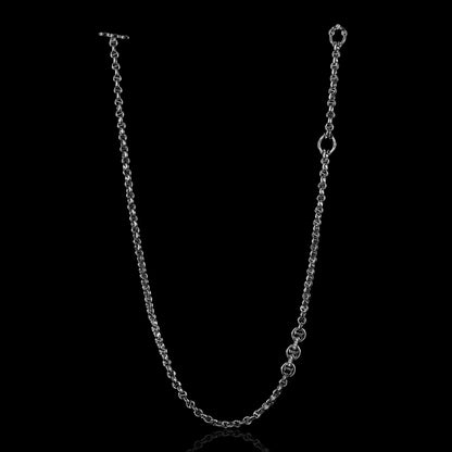 5MM OPEN-LINK™ NECKLACE WITH DIAMOND PENDANT - 30"