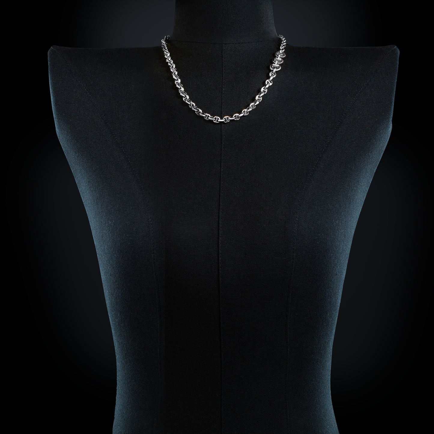 5MM OPEN-LINK™ NECKLACE WITH DIAMOND PENDANT - 22"