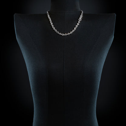 5MM OPEN-LINK™ NECKLACE WITH DIAMOND PENDANT - 22"