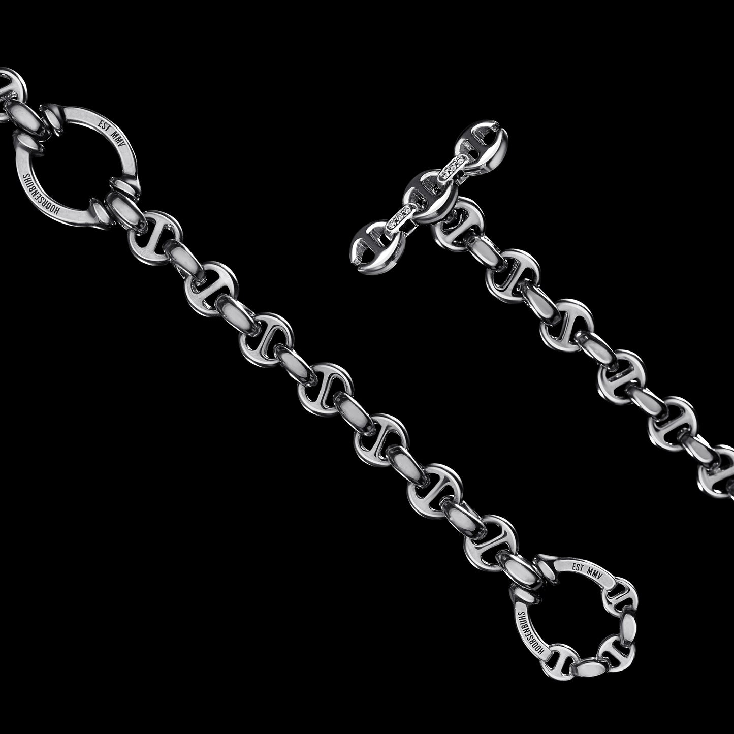 5MM OPEN-LINK™ NECKLACE WITH DIAMOND PENDANT - 42"