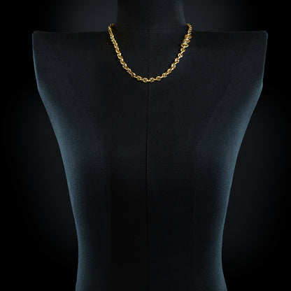 5MM OPEN-LINK™ NECKLACE WITH DIAMOND PENDANT - 22"