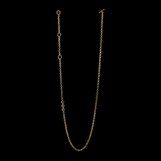 5MM OPEN-LINK™ NECKLACE WITH DIAMOND PENDANT - 42"