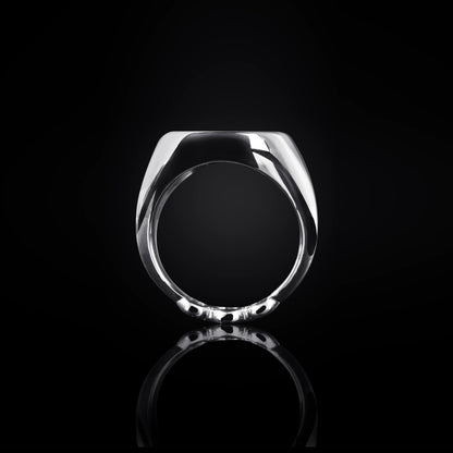SIGNET RING WITH DIAMONDS