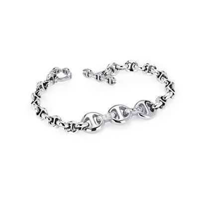 ID BRACELET - STERLING SILVER | 18K