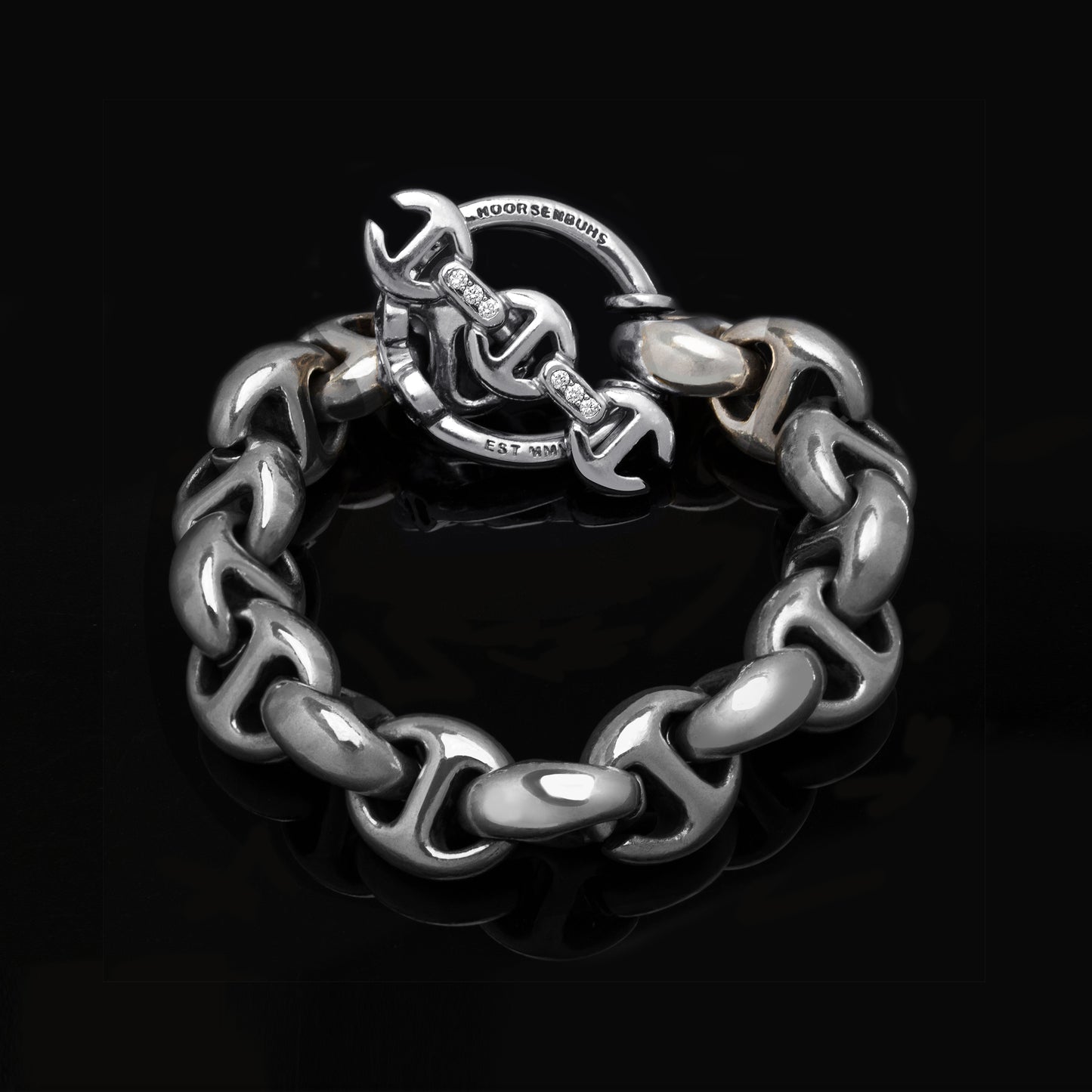 15MM OPEN-LINK™ BRACELET - STERLING SILVER | 18K GOLD