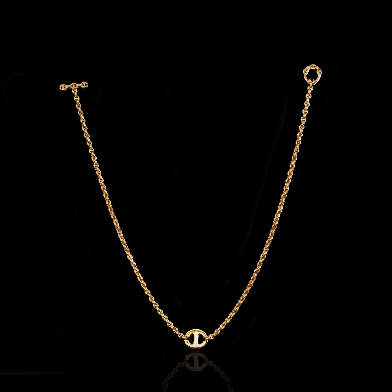 14mm Single Station Necklace 16"