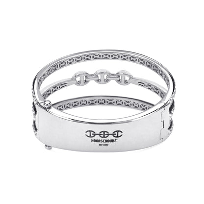 ASSET CUFF WITH DIAMONDS