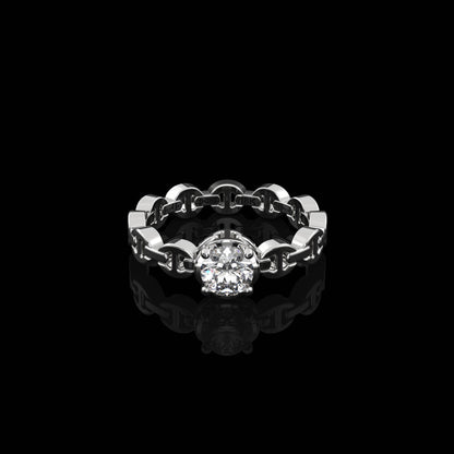 MICRO II SINGLE SOLITAIRE WITH .5 CARAT DIAMOND