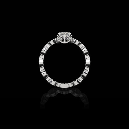 MICRO II SINGLE SOLITAIRE WITH .5 CARAT DIAMOND