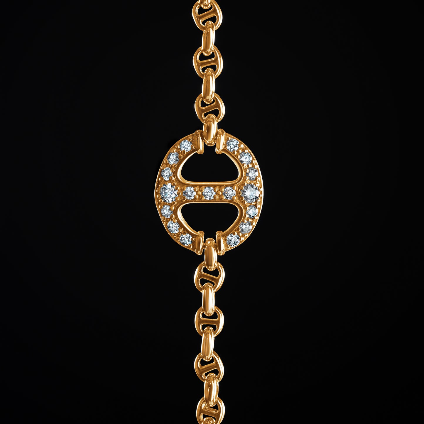 GRAND-LINK LARIAT WITH DIAMONDS