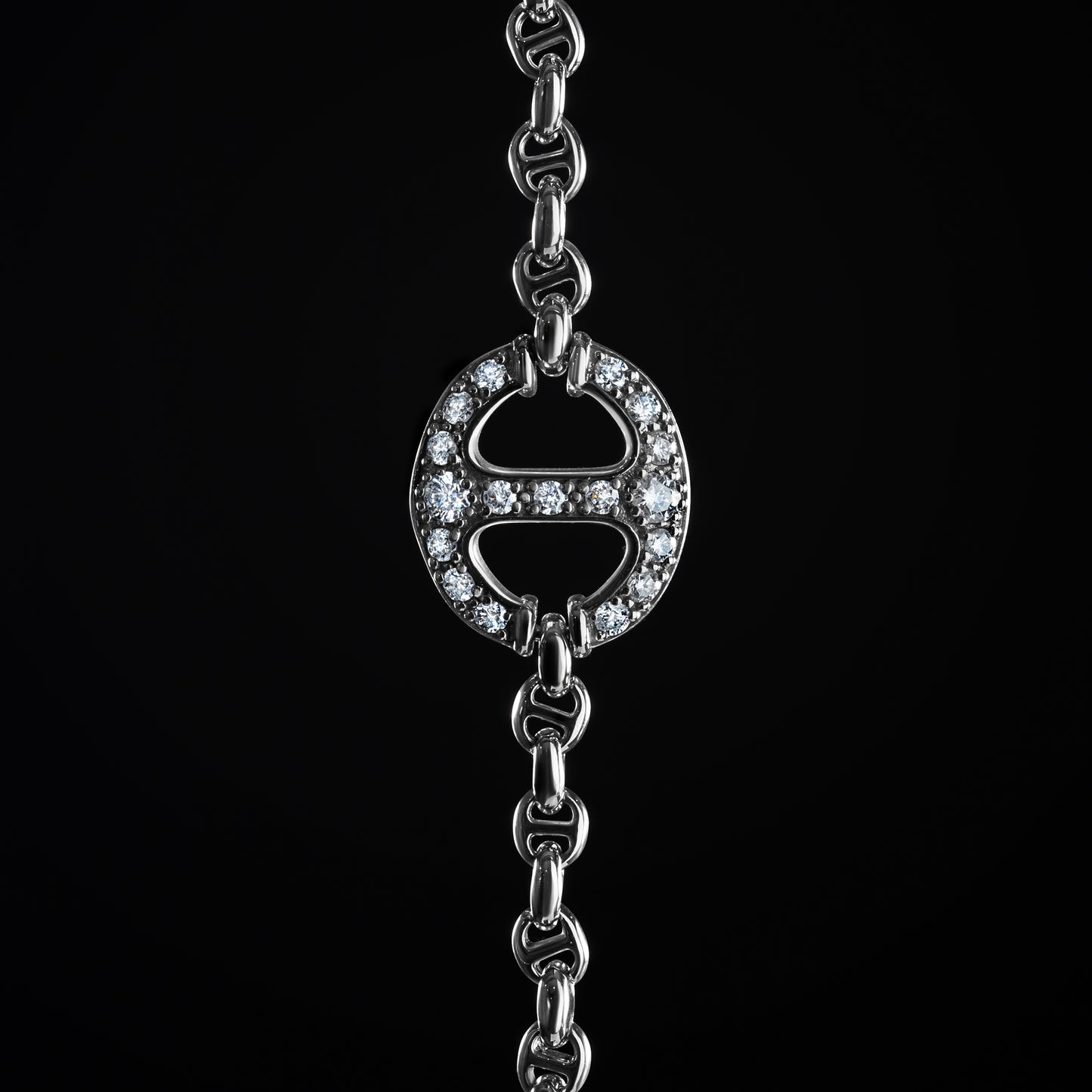 GRAND-LINK LARIAT WITH DIAMONDS