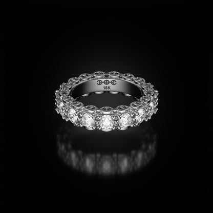 3MM INFINITE I RING | PRONG SETTING