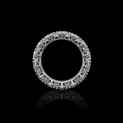 4MM INFINITE I RING | PRONG SETTING