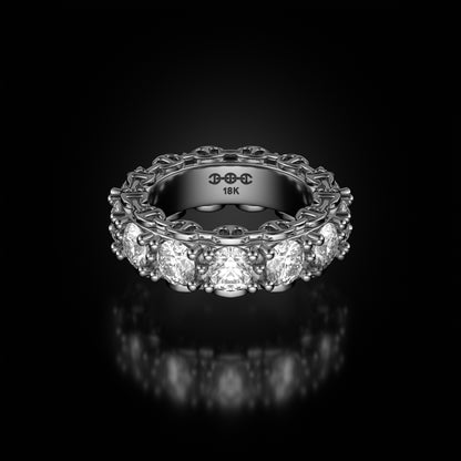 4.5MM INFINITE I RING | PRONG SETTING