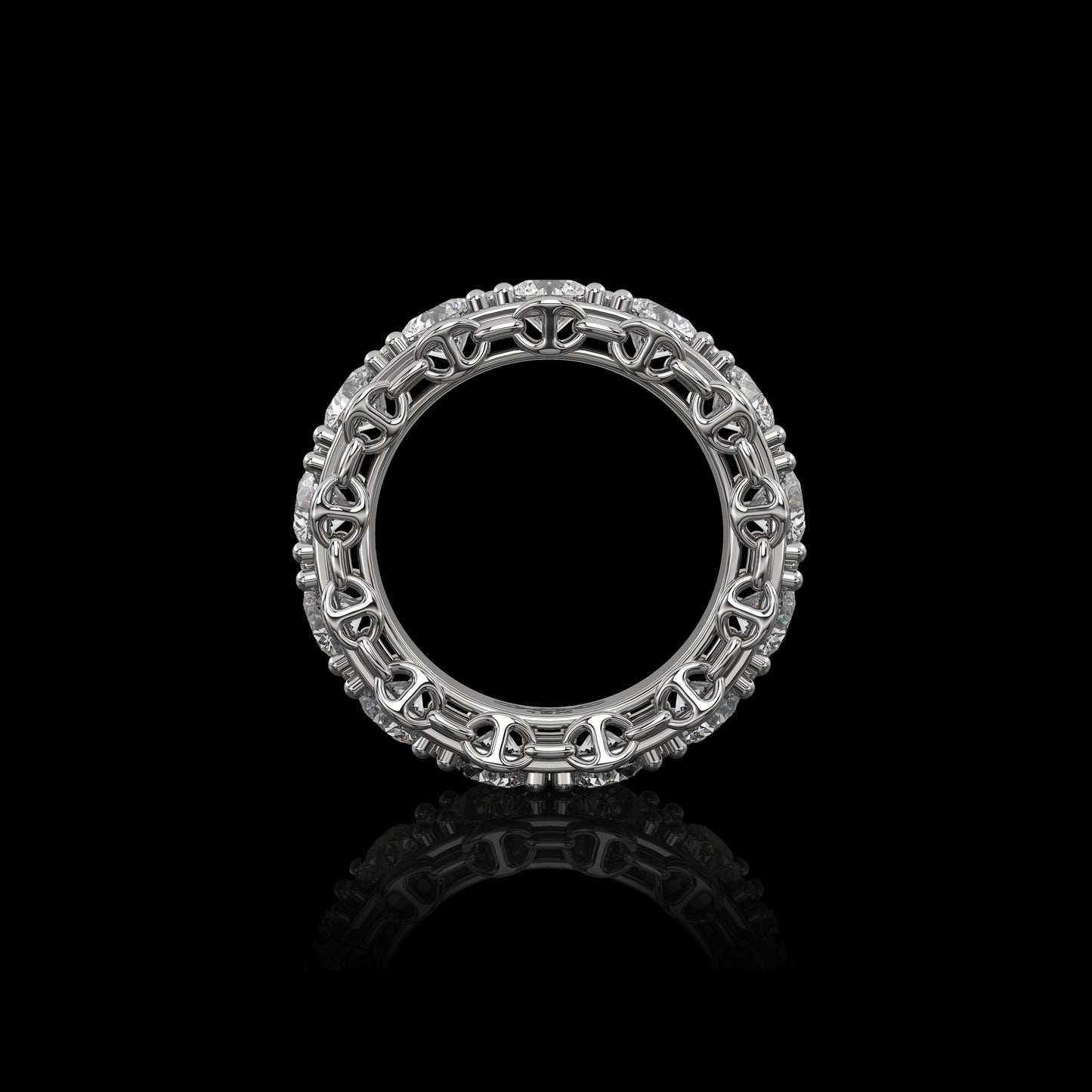 4.5MM INFINITE I RING | PRONG SETTING