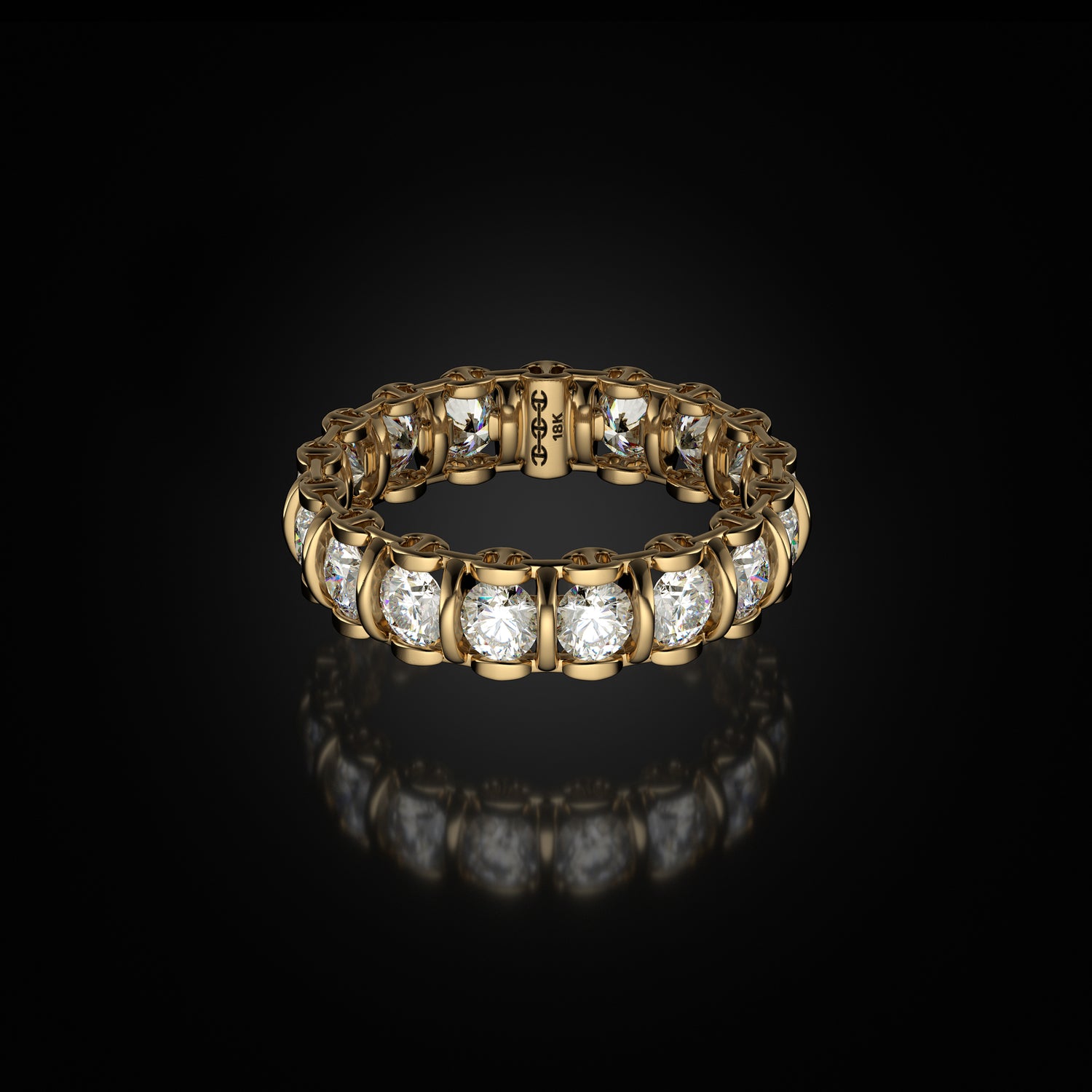 3MM INFINITE II RING | CHANNEL SETTING