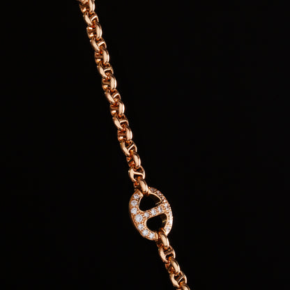 MICRO OPEN-LINK™ NECKLACE WITH 7, 10MM STATIONS - 16"