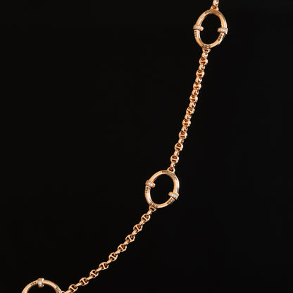 OVAAL STATION BY THE YARD NECKLACE - 17"