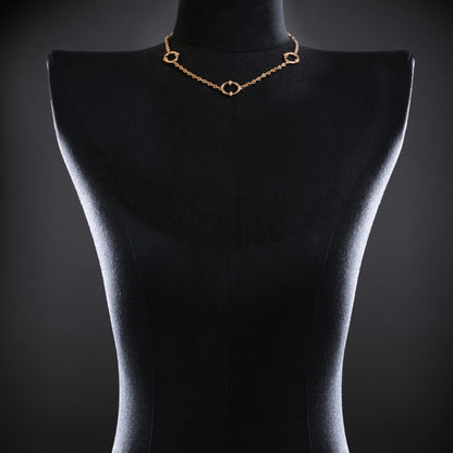 OVAAL STATION BY THE YARD NECKLACE - 17"