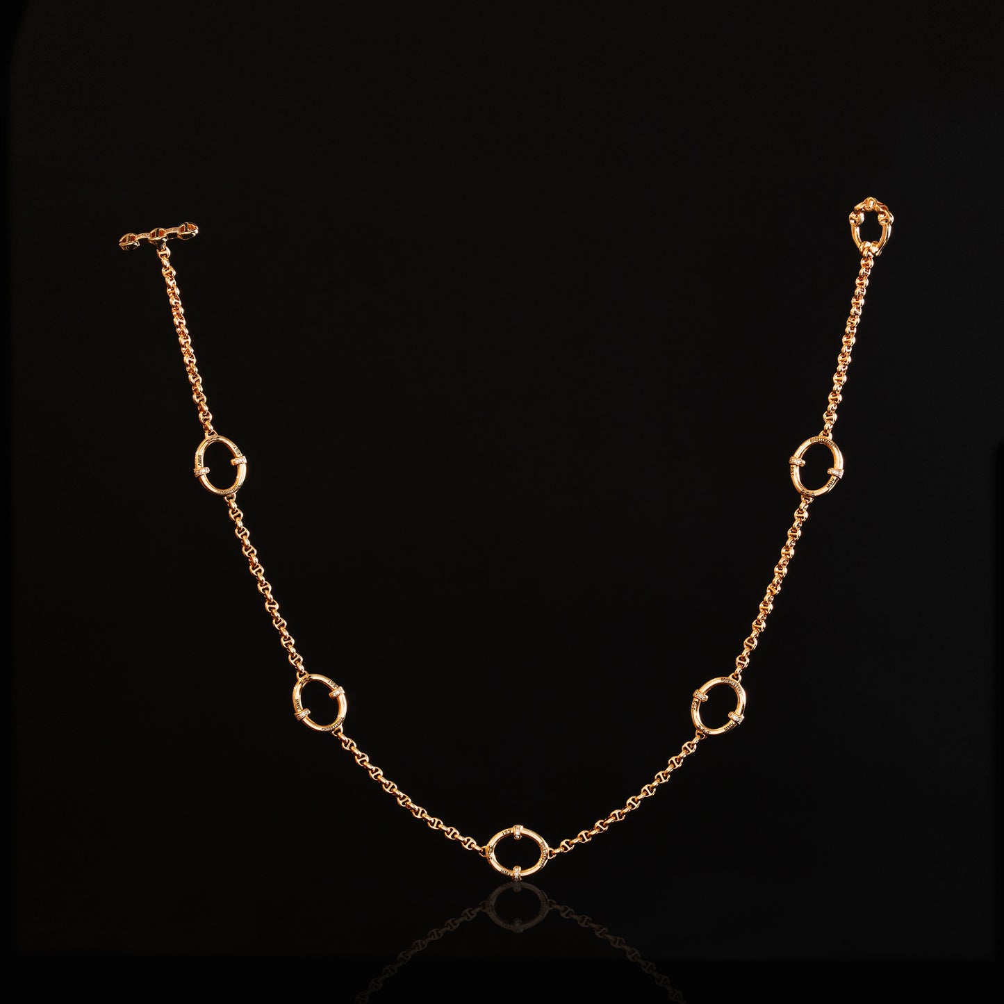OVAAL STATION BY THE YARD NECKLACE - 17"