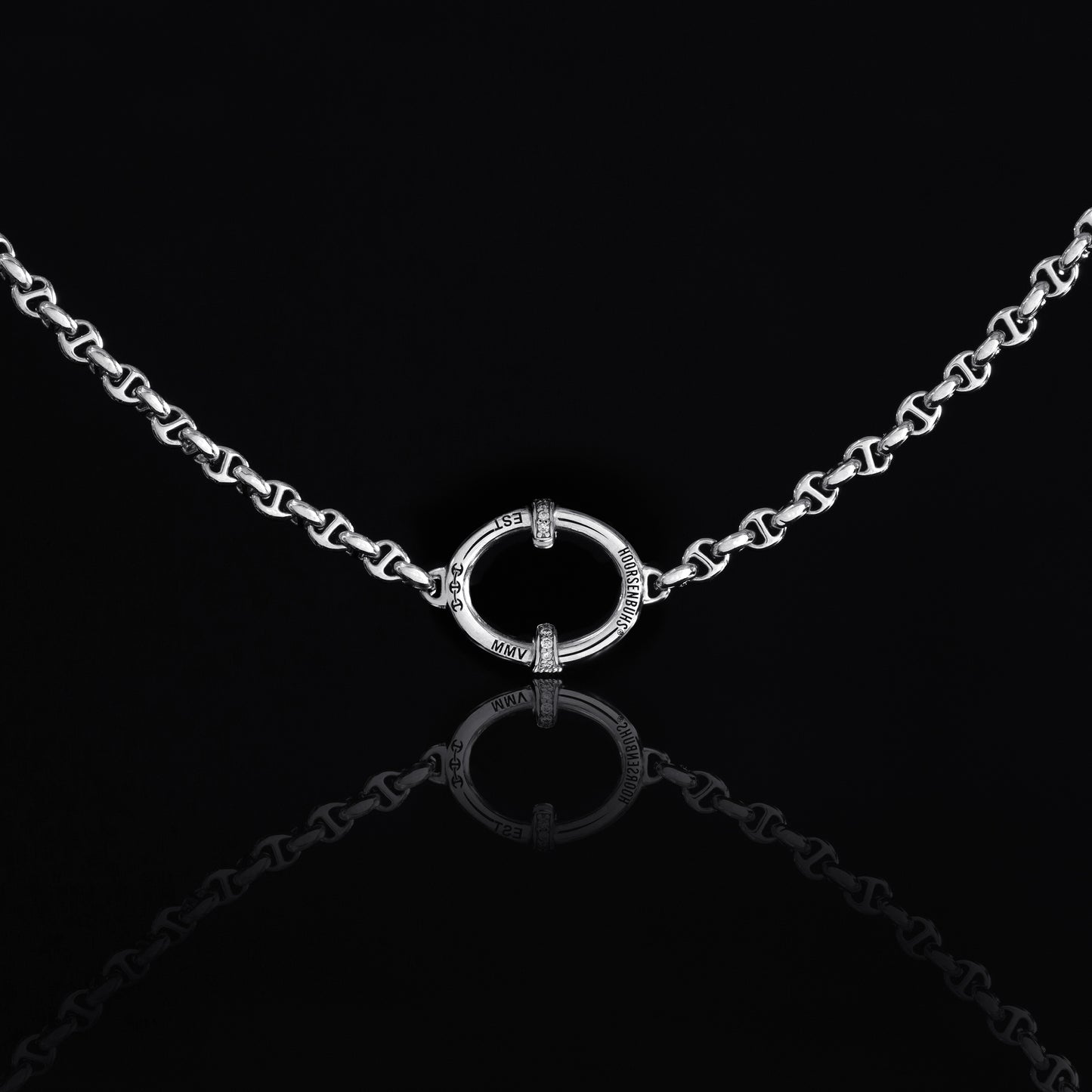 OVAAL STATION BY THE YARD NECKLACE - 17"