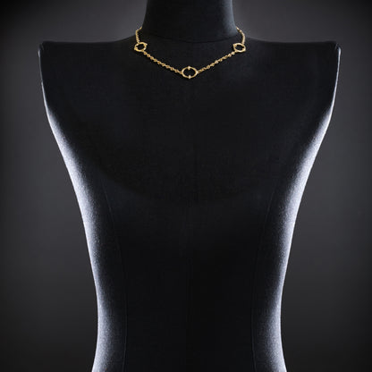 OVAAL STATION BY THE YARD NECKLACE - 17"