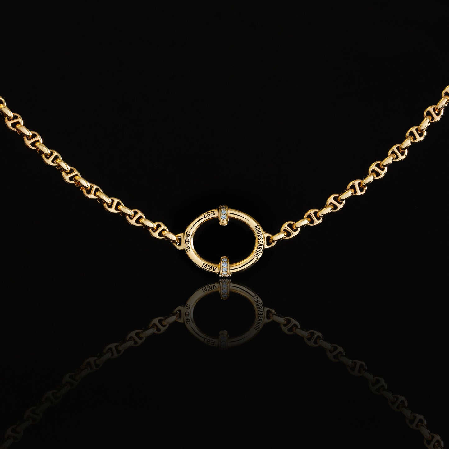 OVAAL STATION BY THE YARD NECKLACE - 17"