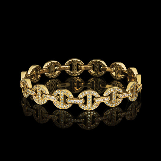 MMV SMALL LINK BRACELET ANTIQUATED