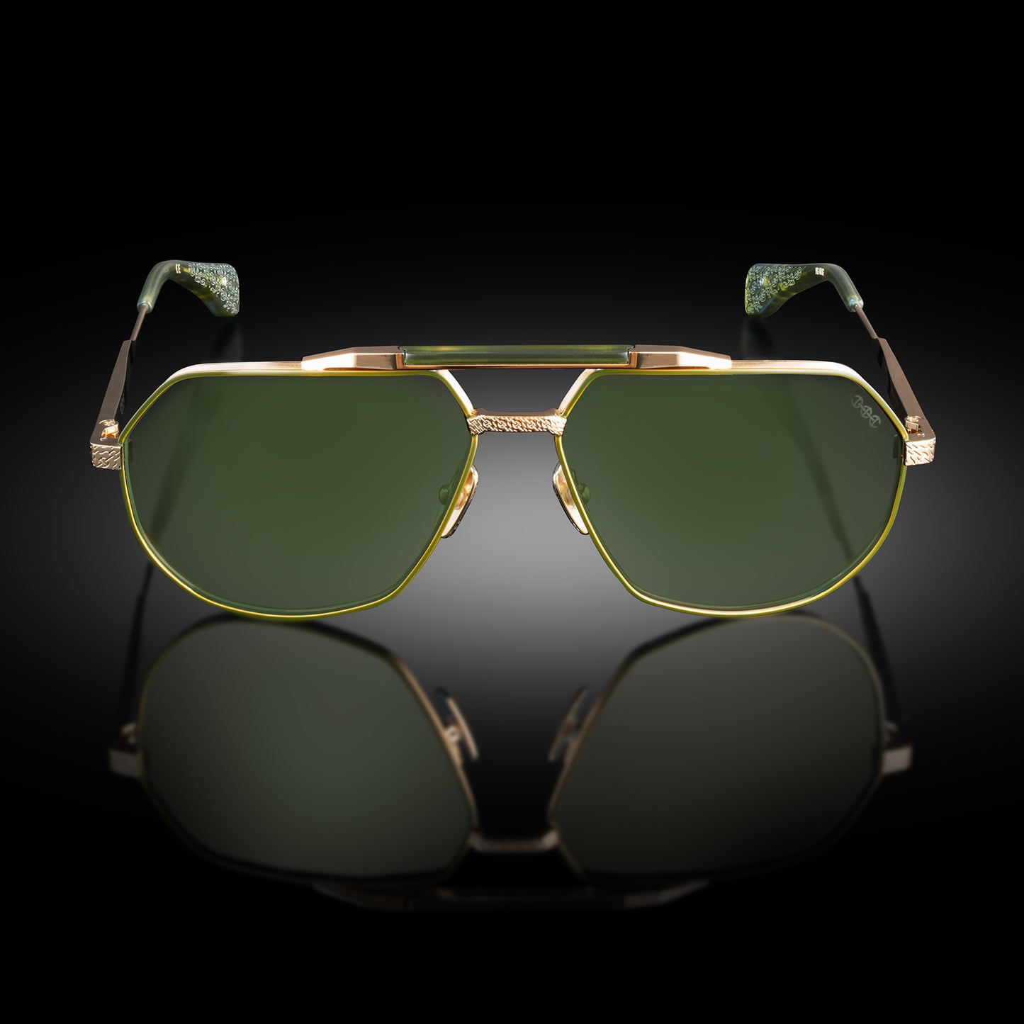 MODEL XII | YELLOW GOLD/MATTE ARMY GREEN