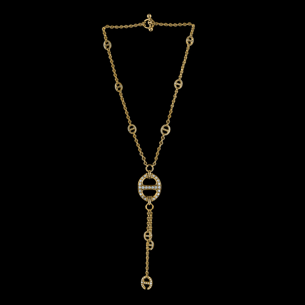 Grand-Link Lariat with Diamonds