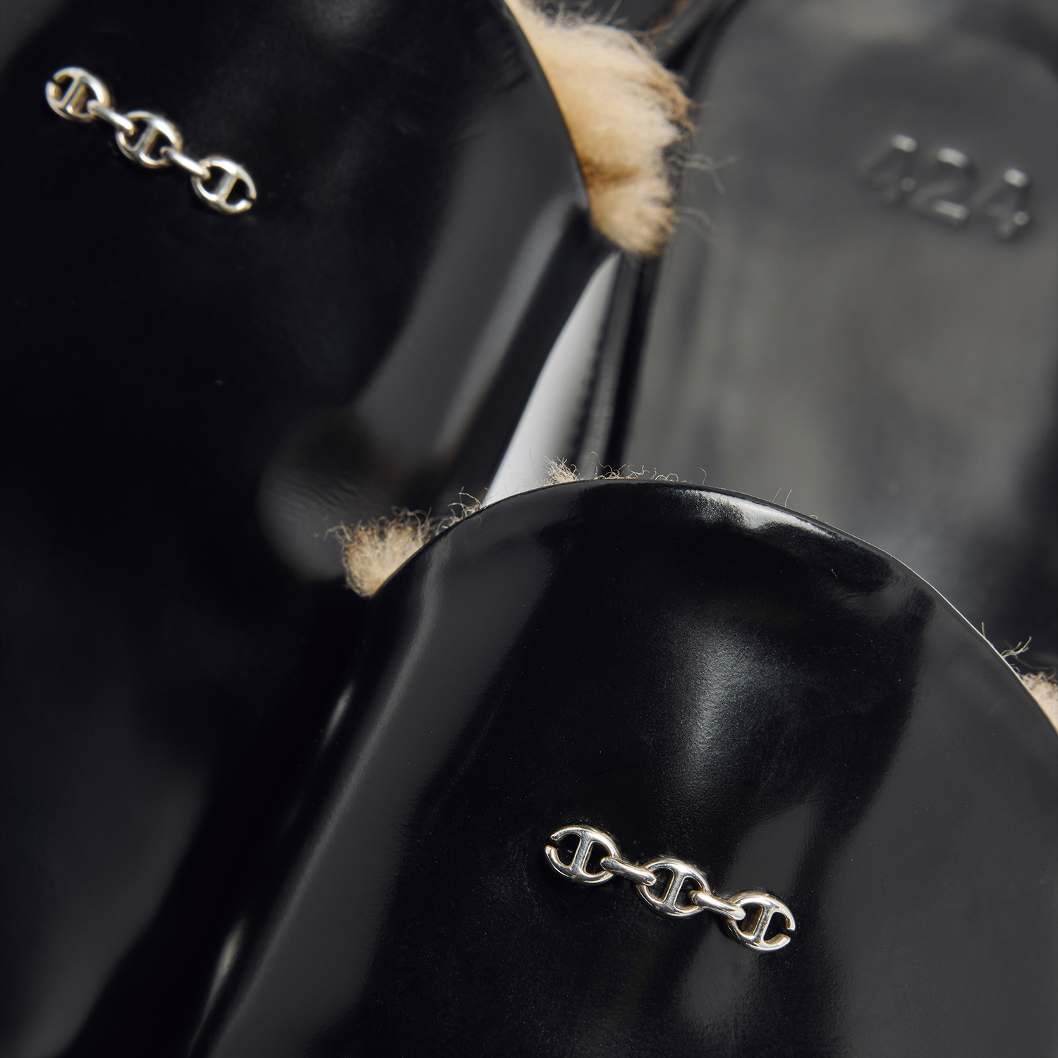 LEATHER SLIDES X 424