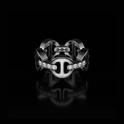 CLASSIC TRI-LINK WITH DIAMOND BRIDGES (SIZES 5-8.5)