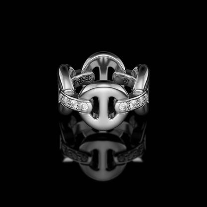 QUAD LINK WITH DIAMOND BRIDGES